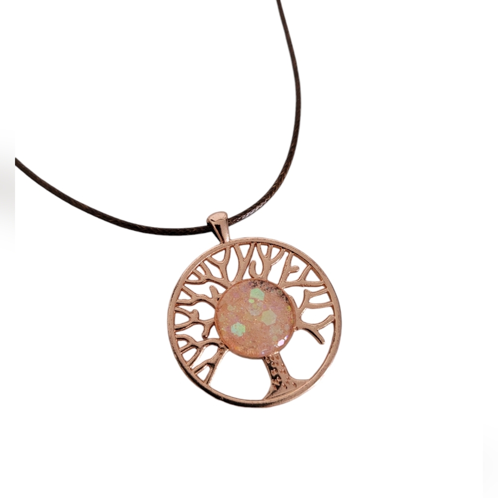 Tree of Life Pendant - Rose gold